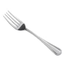 Acopa Edgewood 7 1/2" 18/0 Stainless Steel Heavy Weight Dinner Fork - 12/Case